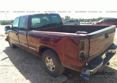2000 Chevrolet Silverado 1500 Ls from USA, damaged, VIN 2GCEC19T4Y1243777